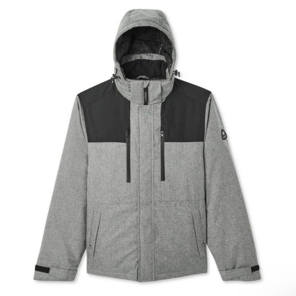 Canadiana Men’s Jacket Parka 2 in 1 Winter Gray Black Outdoor Sz L - Picture 2 of 16